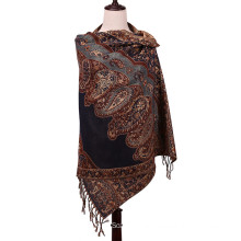 2016 New Style Scarf Winter Pashmina Jacquard Shawl for Lady